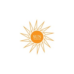 Sun Vector illustration Icon Logo Template design