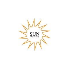 Sun Vector illustration Icon Logo Template design