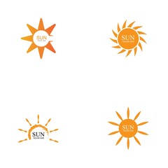 Sun Vector illustration Icon Logo Template design
