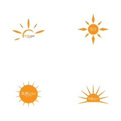 Sun Vector illustration Icon Logo Template design