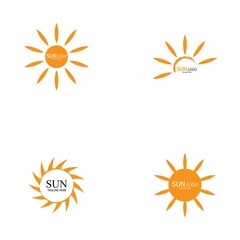 Sun Vector illustration Icon Logo Template design