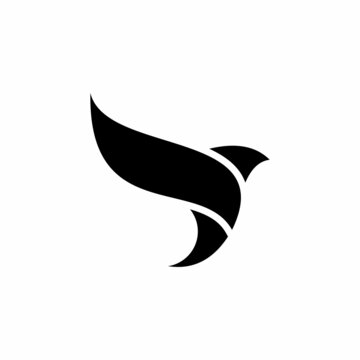 recommend clip art: Bird logo design, vector line logotype