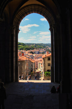 Le Puy-en-Velay 
from inside the cathedral