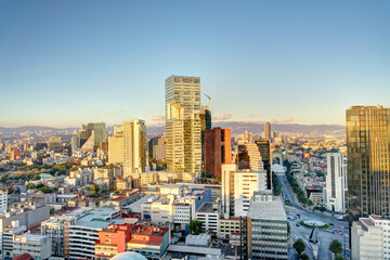 Mexico City, panoramic view