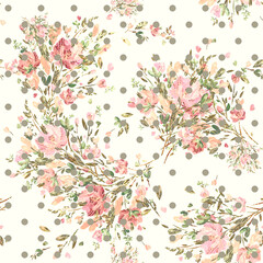 Floral background abstract beautiful bouquets