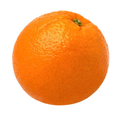 Orange fruit isolated on white background, cut out
