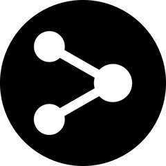 sharing glyph icon