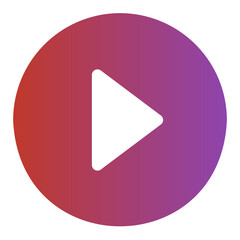 play gradient icon