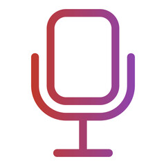 microphone gradient icon