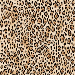 Seamless leopard pattern. Animal print for fabric
