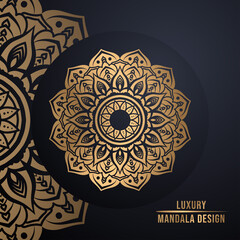 Beautiful mandala design, Ornamental round lace with damask and arabesque elements