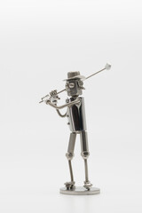 男性ゴルファー・メタルフィギア