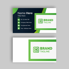 Colorful, Simple, minimal, Luxury, smart, Clean style modern Company business card design template