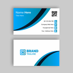 Colorful, Simple, minimal, Luxury, smart, Clean style modern Company business card design template