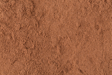 cocoa powder closeup background
