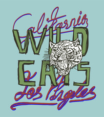 Tattoo tribal Wild cats graphic design vector art