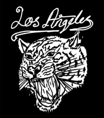 Tattoo tribal Wild cats graphic design vector art