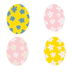 Fototapeta na wymiar set of eggs