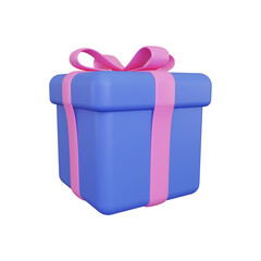 Gift Box. isolated on a white background. 3d illustration