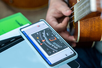 Digital tuner installed in a phone.