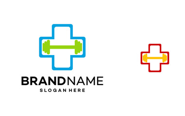 Gym Health Icon Logo Design Template Illustration Vector