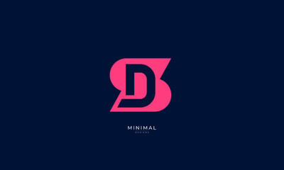 Monogram icon logo SD or DS