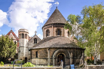 Fototapeta na wymiar Holy Sepulchre Round Church in Cambridge