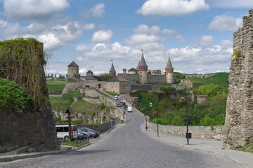 Fototapeta na wymiar Medieval fortress of Kamyanets-Podilsky, Ukraine
