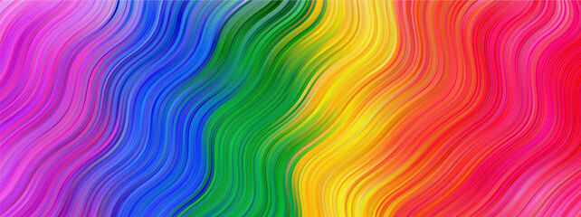 Abstract bright rainbow background. Trendy geometric modern pattern