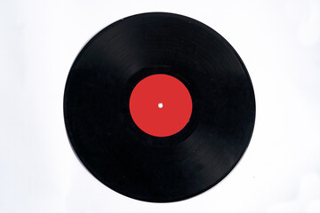 Classic vinyl records for an interesting collection, with a white background