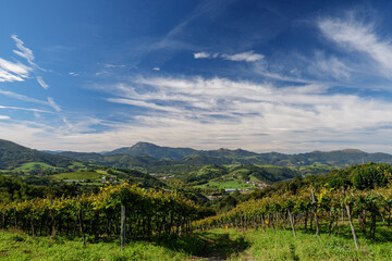 Berge im Baskenland bei Getaria