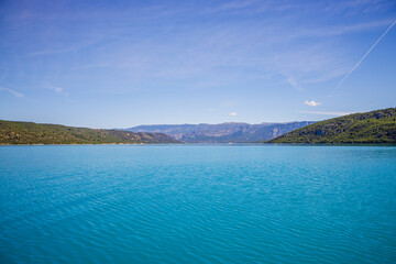 Sainte-Croix Lake, on the Verdon valley, France