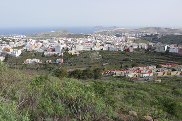 Fototapeta na wymiar Landschaft bei Arucas auf Gran Canaria
