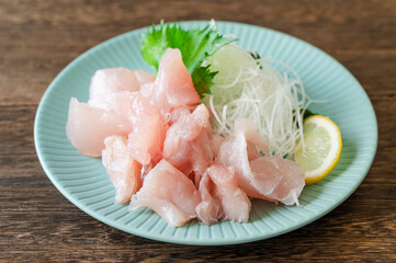 まぐろの刺身　生ビンナガマグロ角切り