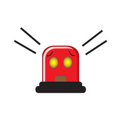 emergency cartoon vector illustration