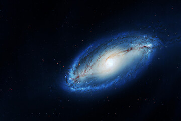 A beautiful galaxy in deep space. Elements of this image furnished by NASA