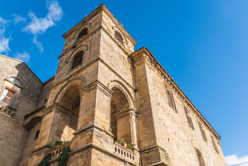 Fototapeta na wymiar View of San Francesco d'Assisi Church in Enna, Sicily, Italy, Europe