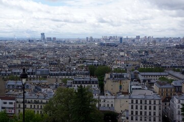 vue sur Paris depuis la basilique du Sacré cœur 