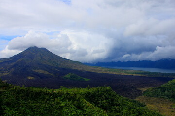 Fototapeta na wymiar Volcano in Bali Indonesia