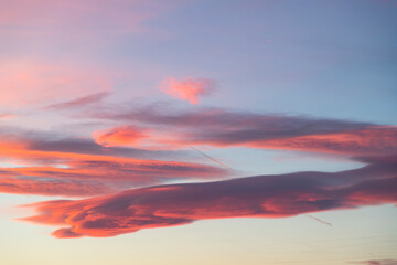 Fototapeta premium cielo e tramonto arancione 