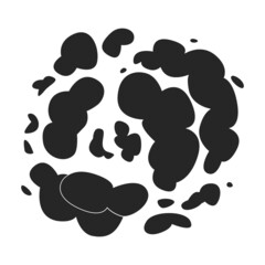Explosion vector icon.Black vector icon isolated on white background explosion.