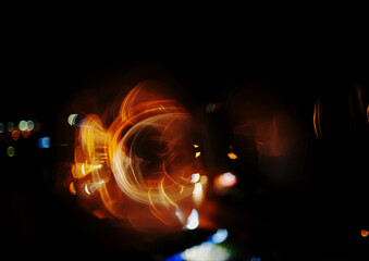 Overlay light effect for photo and mockups. Colored Film Burn Light Photo Overlay
