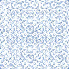 Fototapeta premium Flower geometric mandala patterns vector in illustration