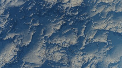 Obraz premium abstract aerial view, abstract cosmic texture, top view of alien planet, texture of the exo planet, abstract texture 3d render 