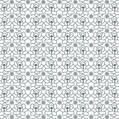 Seamless geometric ornamental vector pattern. vector in illustration Abstract background

