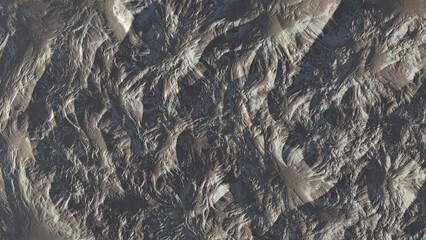 abstract aerial view, abstract cosmic texture, top view of alien planet, texture of the exo planet, abstract texture 3d render
