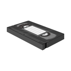 Fototapeta premium Vector design of videotape and tape symbol. Web element of videotape and cassette vector icon for stock.