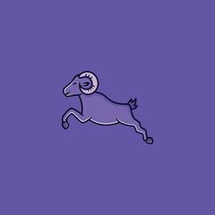 Sheep Animal Mascot Logo Design