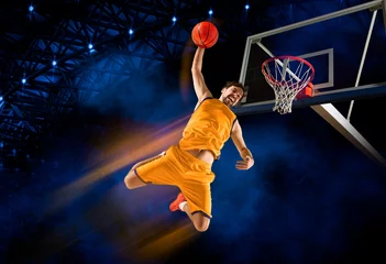 Foto op Canvas Basketball player players in action © Andrey Burmakin