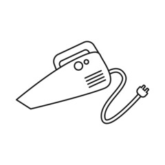 Vector illustration of cleaner and vacuum symbol. Set of cleaner and machine vector icon for stock.